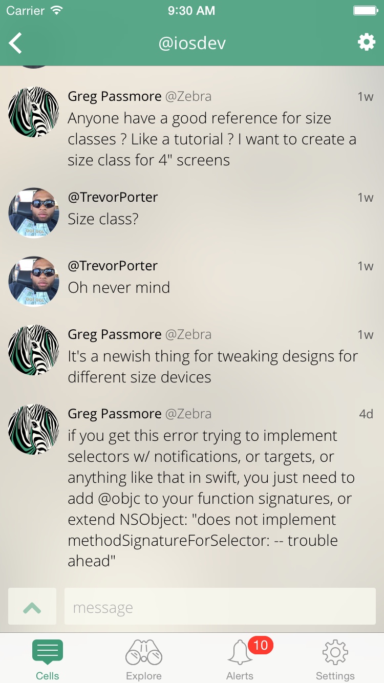 Cell coversation
